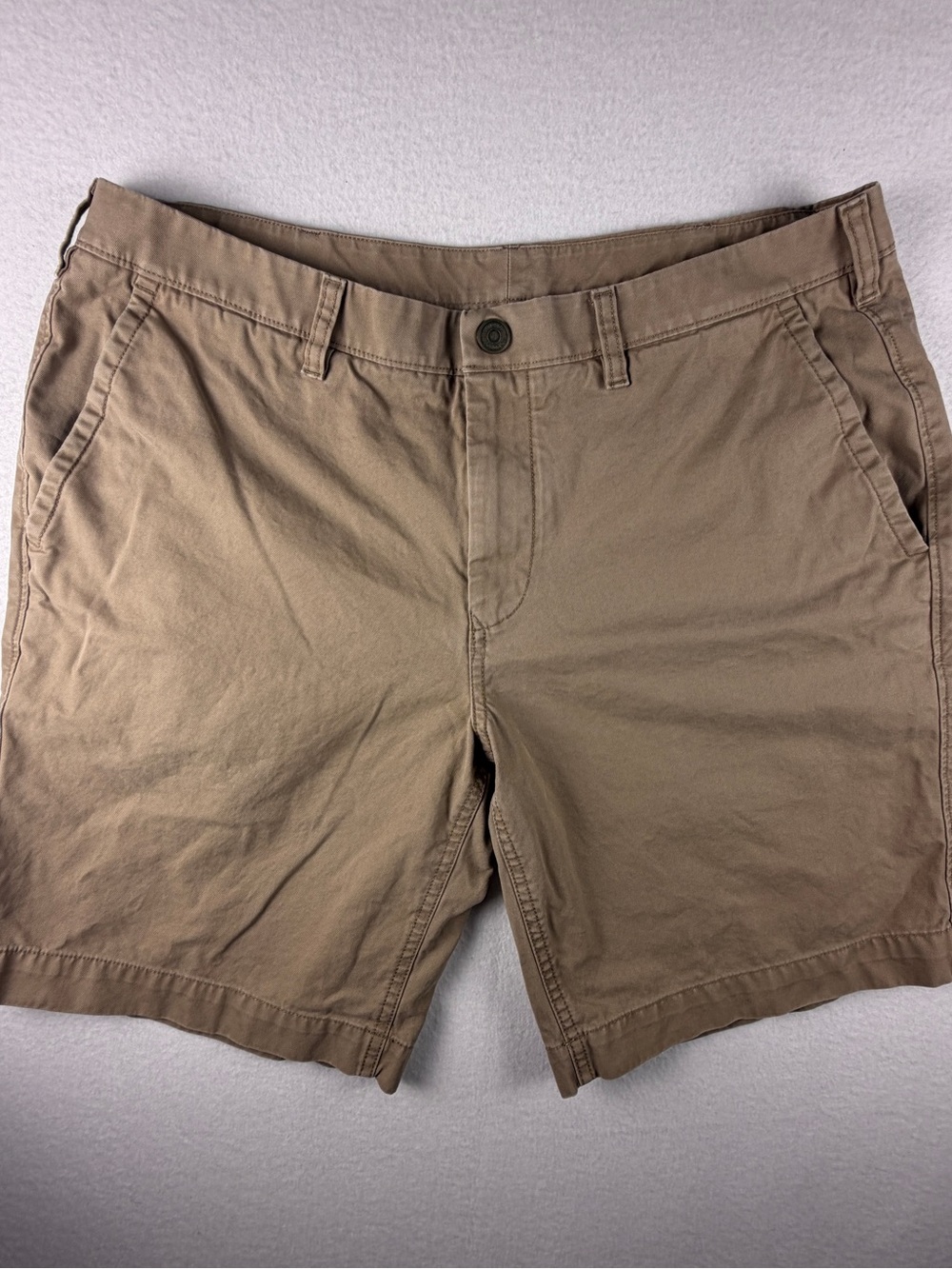 Bonobos Classic Flat-Front Shorts in Tan